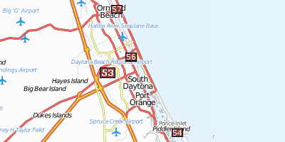 Daytona Beach Stadtplan