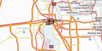 Stadtplan Jacksonville Florida