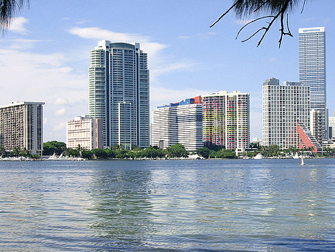 Foto Blick vom Wasser auf Miami