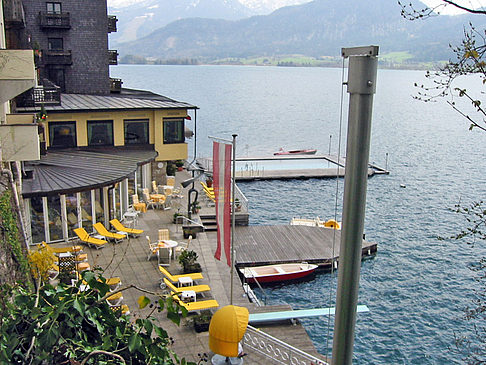 Steg auf der Hotelrückseite - Salzburger Land